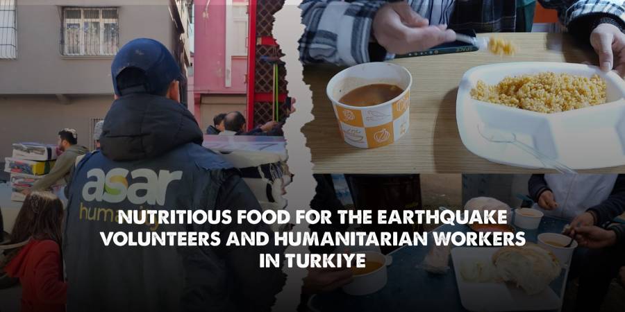 Nutritious Meal for The Earthquake Volunteers in Turkiye