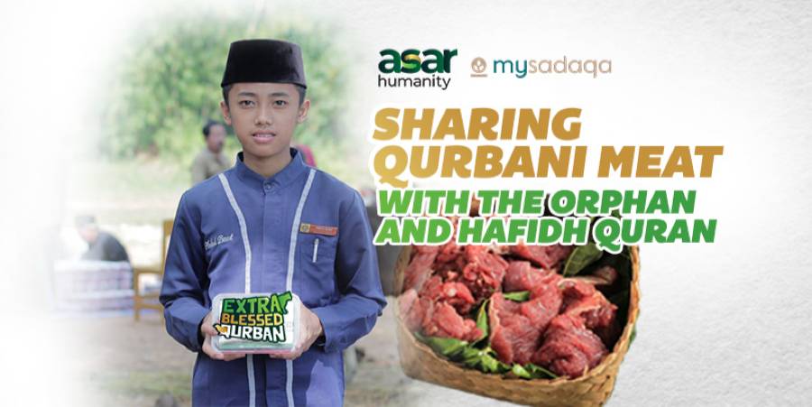 Sharing Qurbani Meat with The Hafidh and Orphans
