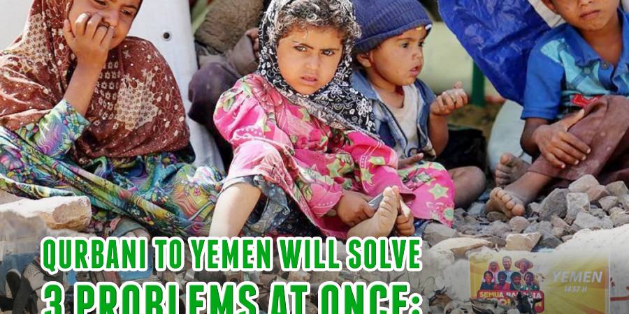Healing Yemen Hunger with Sadaqah Qurbani