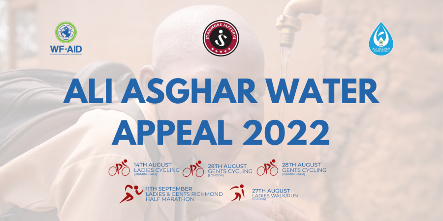 Stanmore Jafferys Ali Asghar Water Appeal 2022